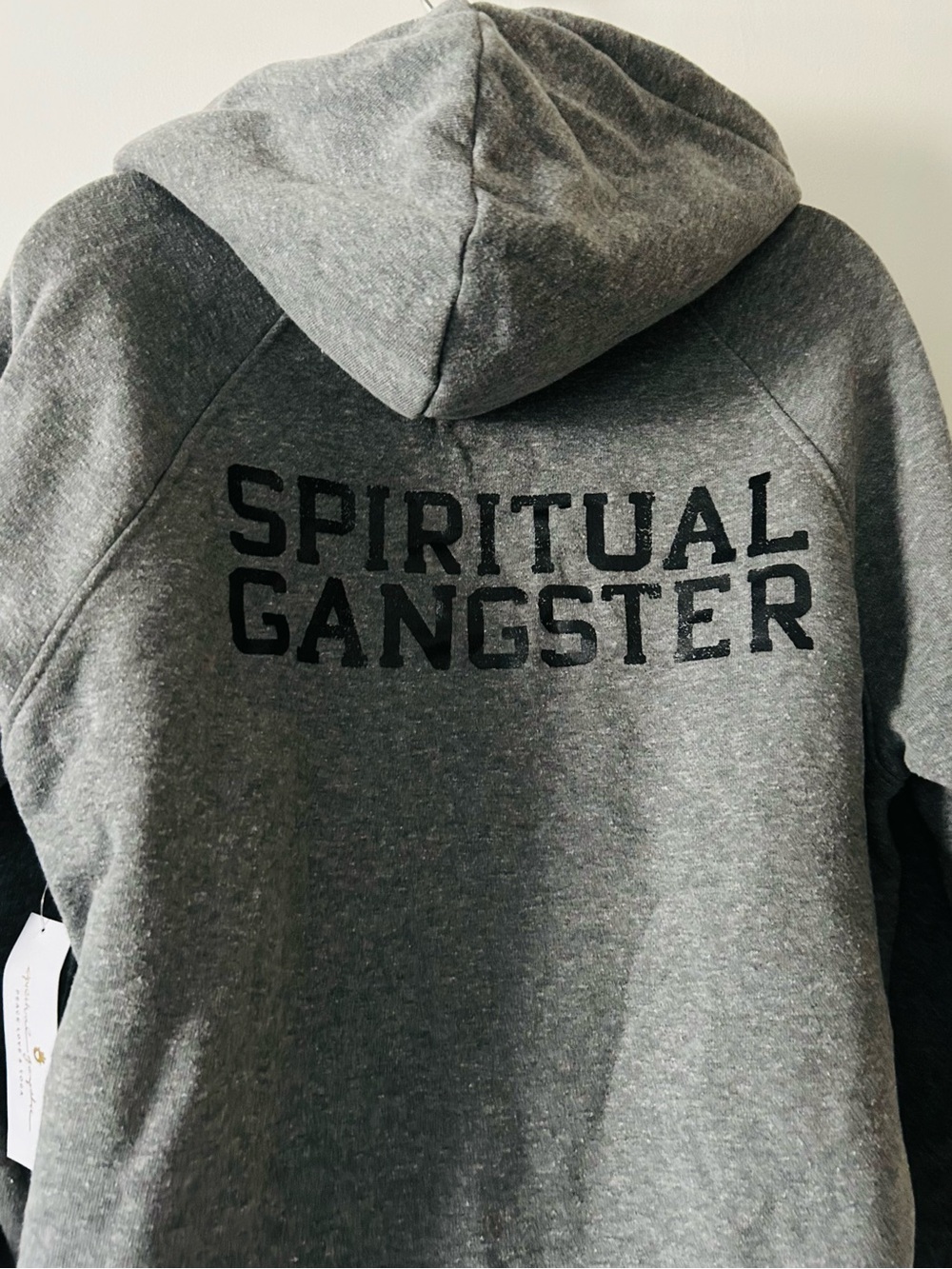 Spiritual Gangster Grey Everyday Fleece Zip Hoodie